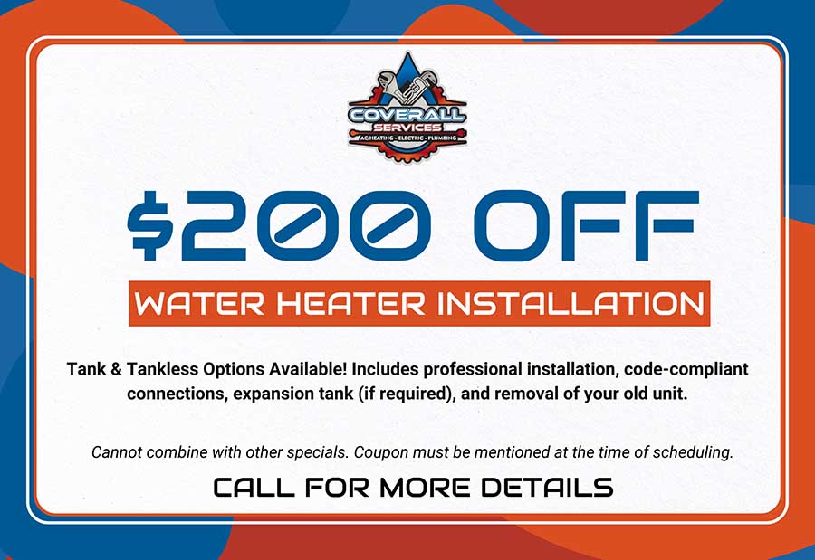 $200 Off Water Heater Installation